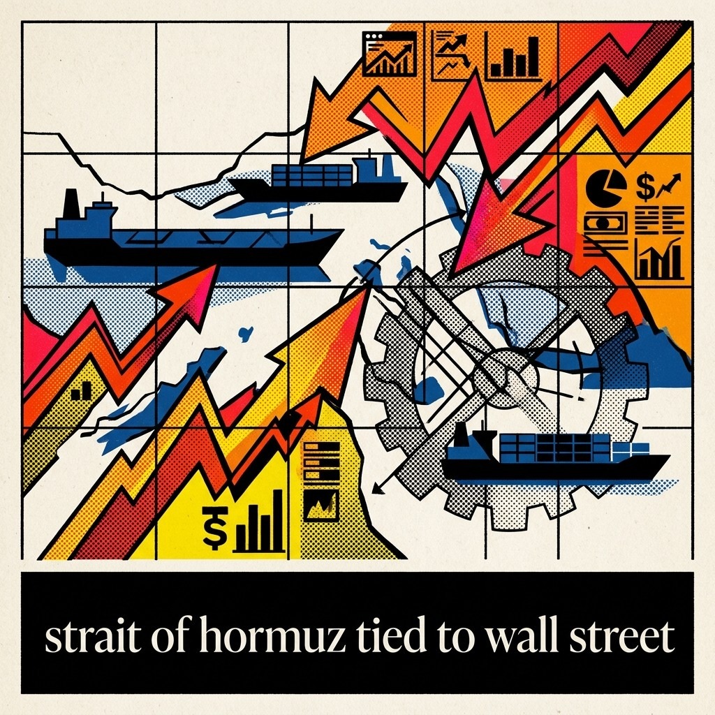 2026-03-27 • Il destino dello Stretto di Hormuz è legato alla volatilità di Wall Street. La geopolitica è frenata dalla finanza, non dalla forza militare.