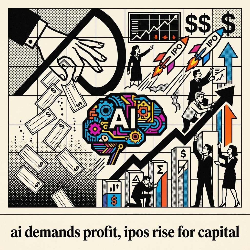 2026-05-08 • Tech’s era of blank checks is ending as AI demands profitability. IPOs rise, and founders must embrace public markets for needed capital.