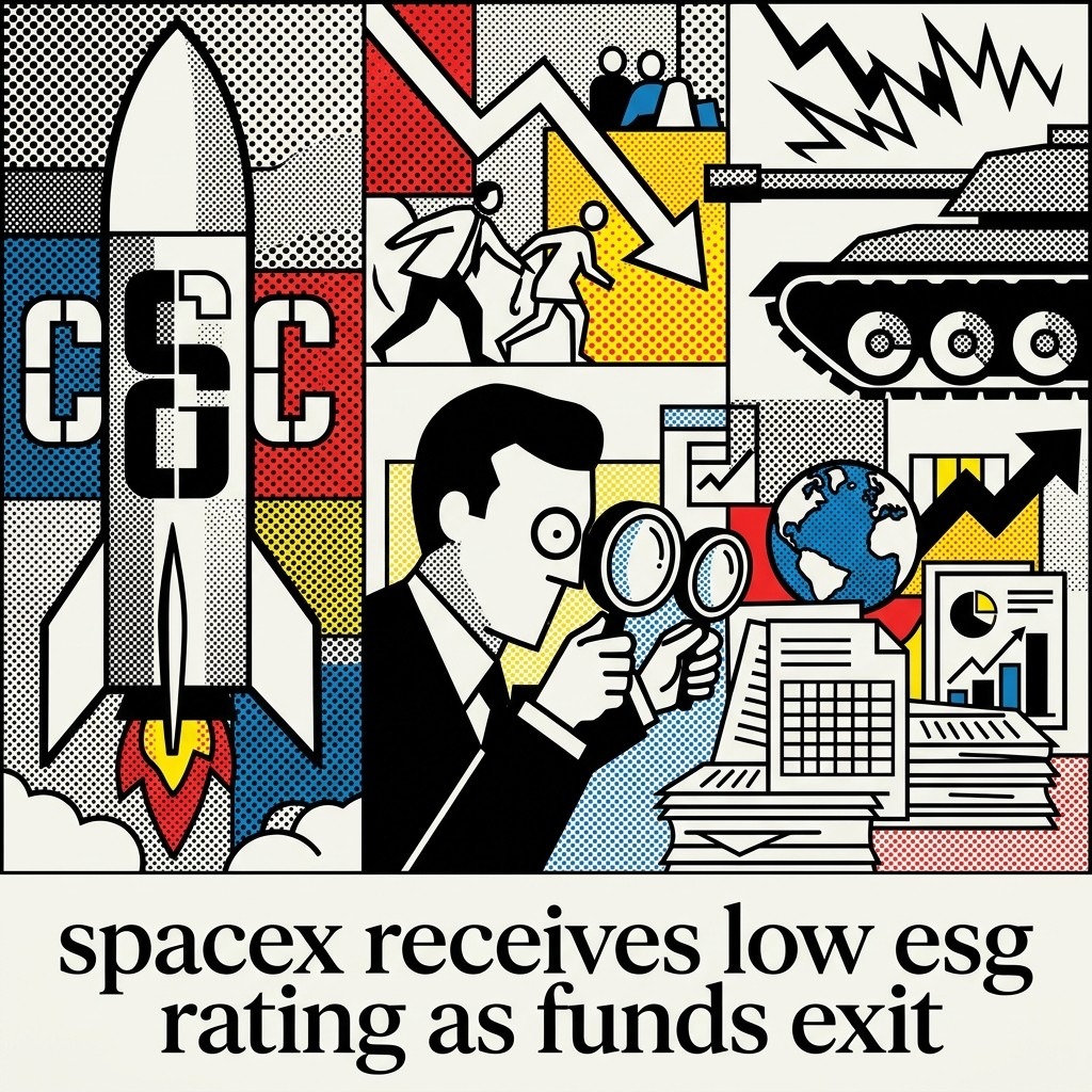 SpaceX Gets ‘Triple C’ ESG Rating, Investors Exit Funds